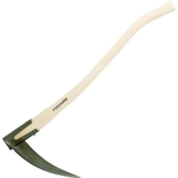 Fiskars 1005047 Ahşap Saplı Kazı Çapası Gri FSC ürün görseli 1