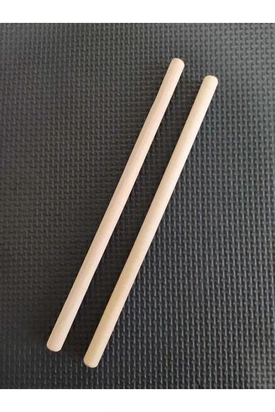 Ritim Çubuğu 6 Çift ( 12 Adet ) Pürüzsüz 24 Cm 14 Mm ürün görseli 1