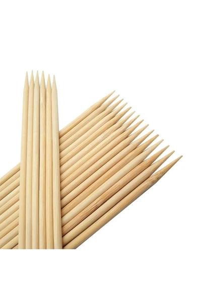 Bambu Çöp Şiş Yuvarlak Maket Çubukları 35 Cm 500 Adet 5 Mm ürün görseli 1
