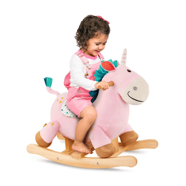 B.Toys Sallanan Unicorn - Pembe - Resim 5