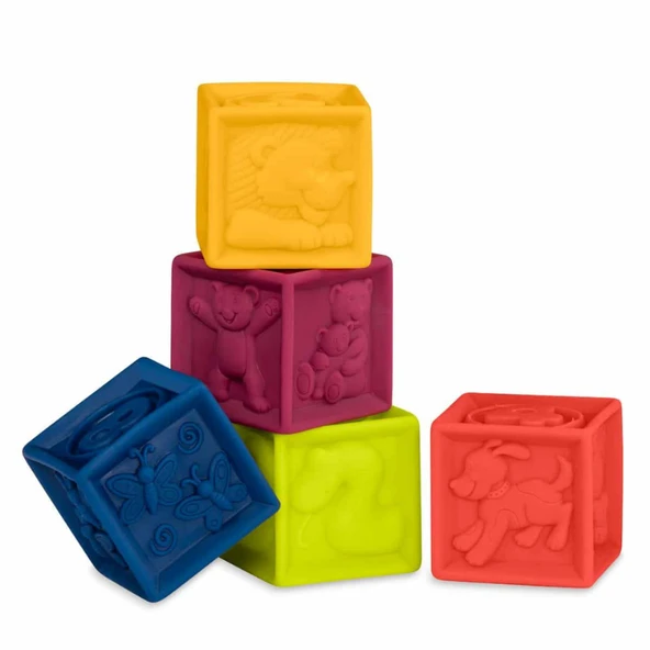 B.Toys Küpler - One Two Squeeze - Resim 4