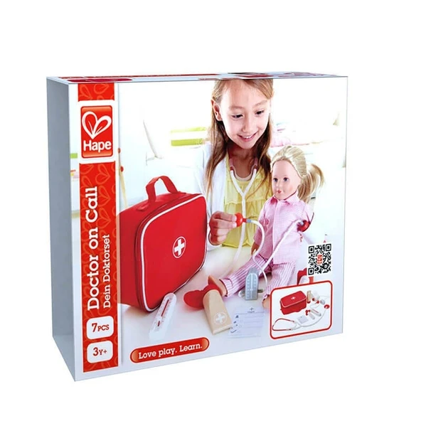 Hape Oyuncak Doktor Seti - Resim 7