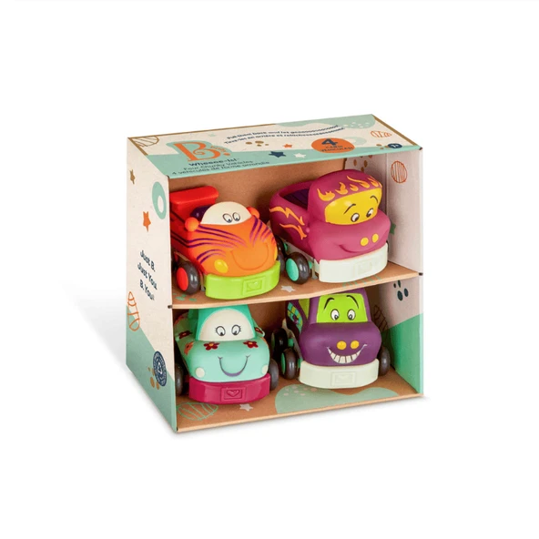 B.Toys 4'lü Araba Seti - Resim 3