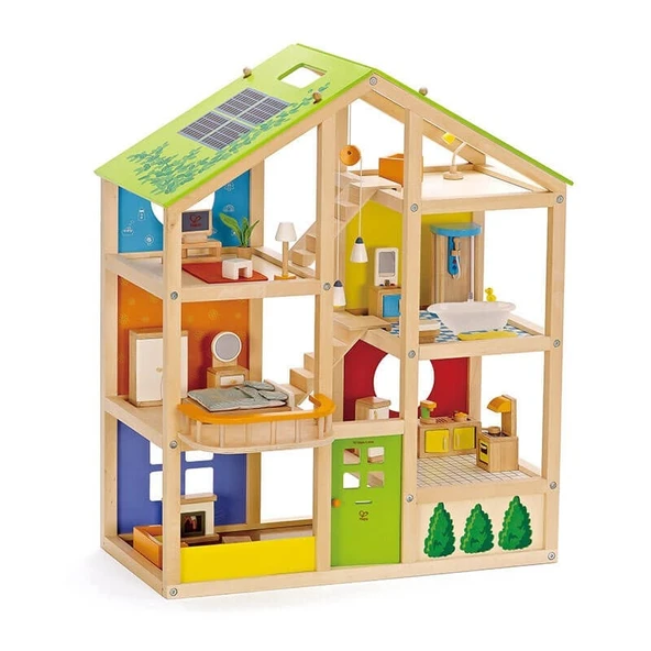 Hape 4 Mevsim Mobilyalı Oyuncak Ev ürün görseli 1