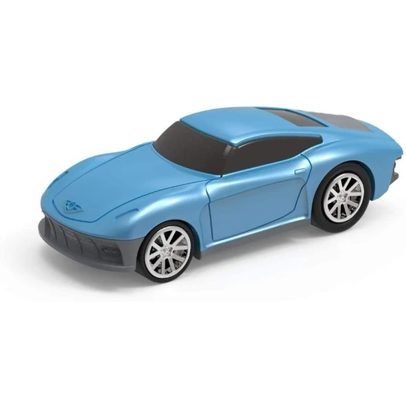 Driven 4'lü Çek Bırak Araba Seti - Mavi, Kırmızı, Mor, Sarı - Resim 3