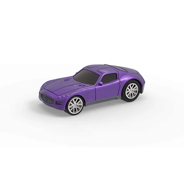 Driven 4'lü Çek Bırak Araba Seti - Mavi, Kırmızı, Mor, Sarı - Resim 4