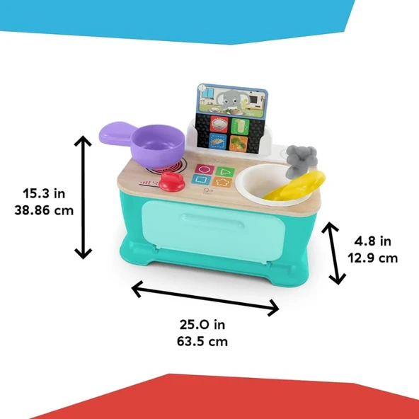 Hape Baby Einstein Magic Touch Mutfak - Resim 8
