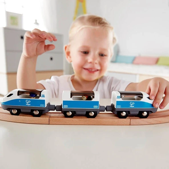 Hape Intercity Oyuncak Yolcu Treni - Resim 2
