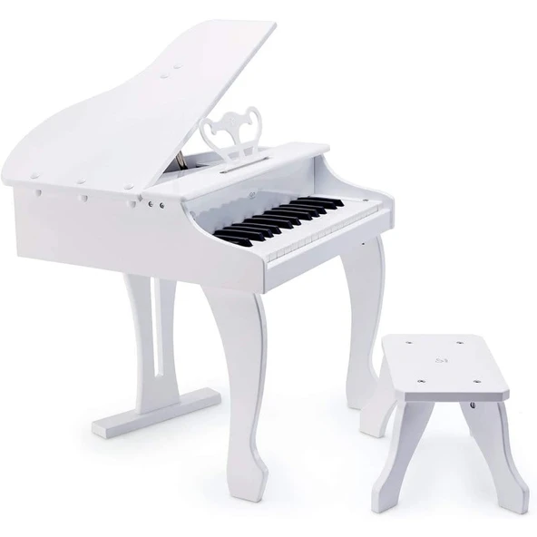 Hape Deluxe Grand Elektronik Piyano - Beyaz ürün görseli 1