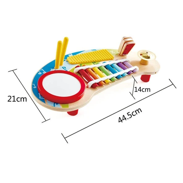Hape Mighty Mini Band Oyuncak Müzik Seti - Resim 7
