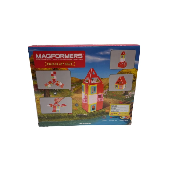 Magformers Mıknatıslı Build Up Set - 50 Parça - Resim 6