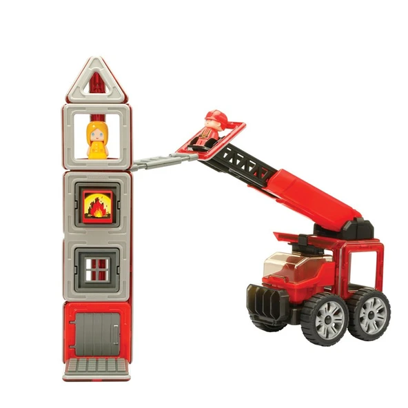 Magformers Mıknatıslı Rescue Set - 50 Parça - Resim 3