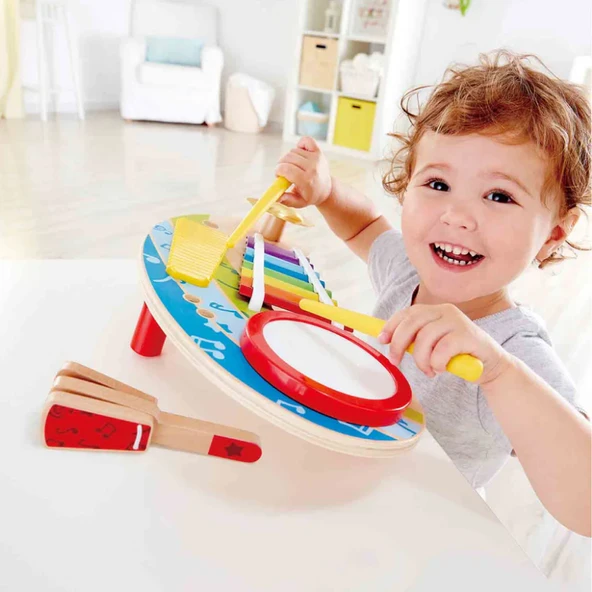 Hape Mighty Mini Band Oyuncak Müzik Seti - Resim 6