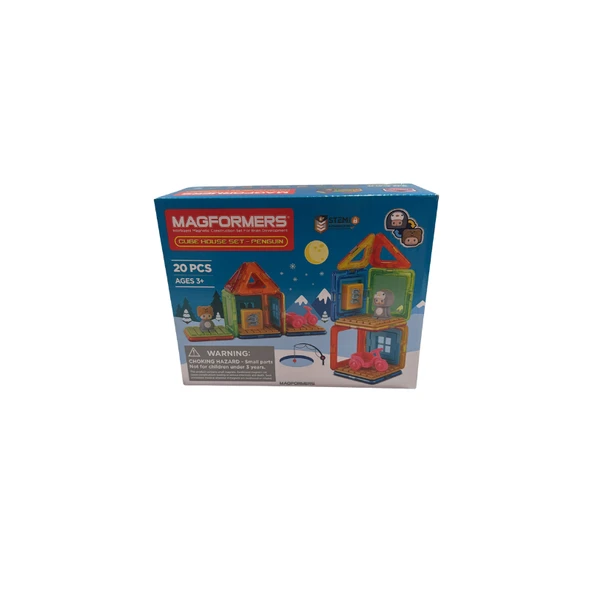 Magformers Mıknatıslı Cube House Set - Penguin - 20 Parça - Resim 10
