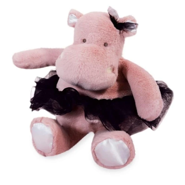 Doudou Tütülü Pembe Hipopotam 22 cm ürün görseli 1