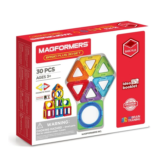 Magformers Mıknatıslı Basic Plus Set - 30 Parça ürün görseli 1