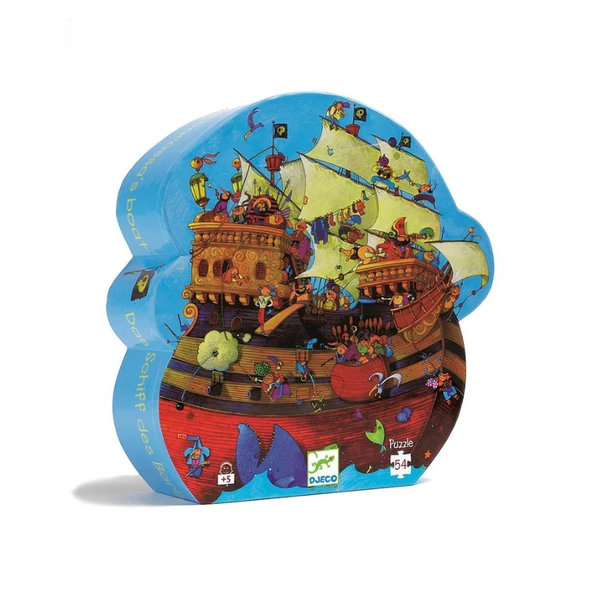 Djeco Dekoratif Puzzle 54 Parça - Barbarossa's Boat ürün görseli 1