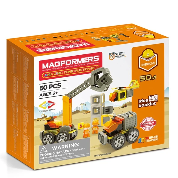 Magformers Mıknatıslı Construction Set - 50 Parça - Resim 2