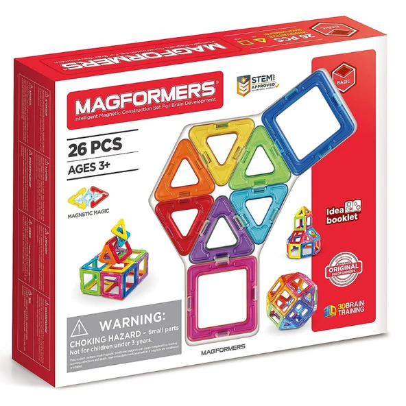 Magformers Mıknatıslı Basic Set - 26 Parça ürün görseli 1