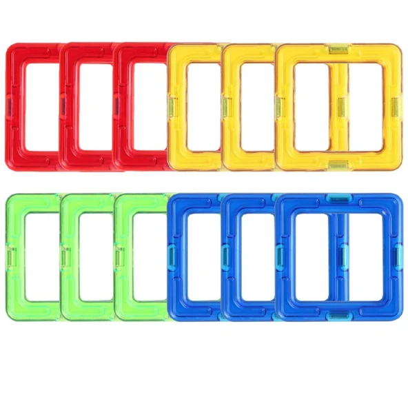 Magformers Mıknatıslı Square Set - 12 Parça - Resim 2