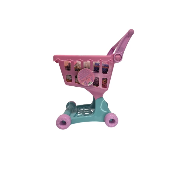 Battat Market Arabası - Pembe - Resim 6