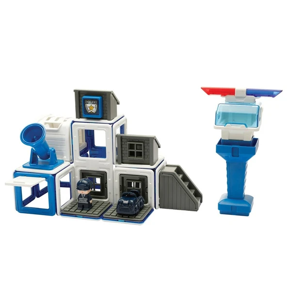 Magformers Mıknatıslı Police Set - 50 Parça - Resim 5