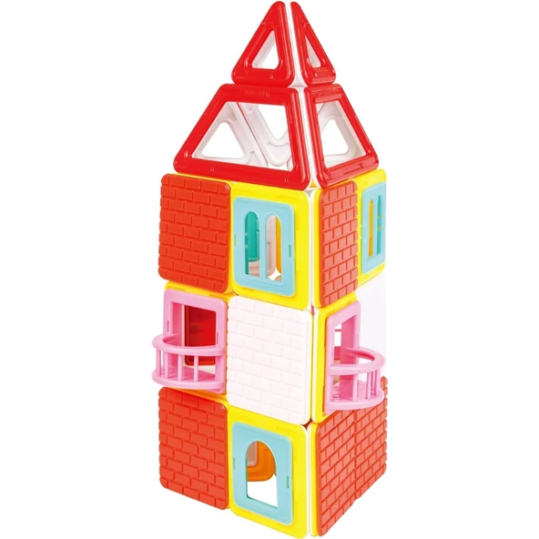 Magformers Mıknatıslı Build Up Set - 50 Parça - Resim 4
