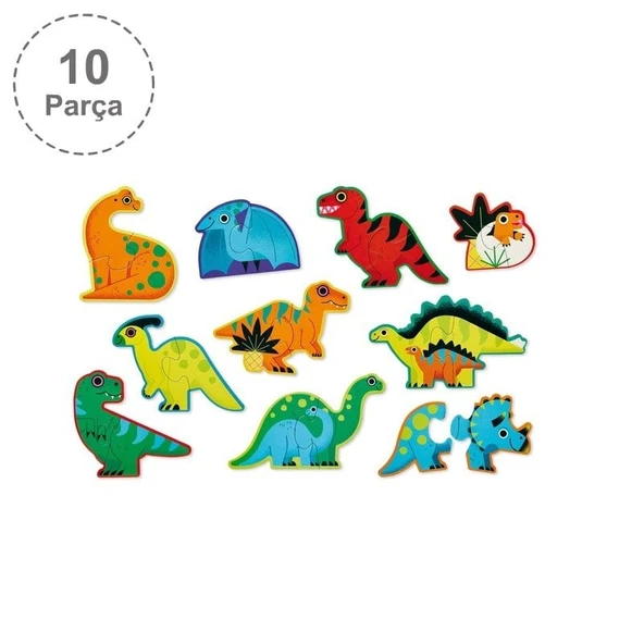 Crocodile Creek İlerleyen Puzzle - Dinozorlar ürün görseli 1