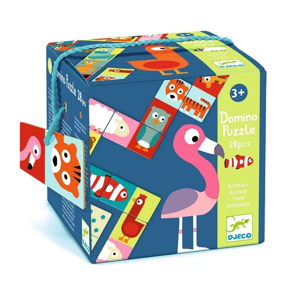 Djeco Domino Animo Puzzle - Resim 2