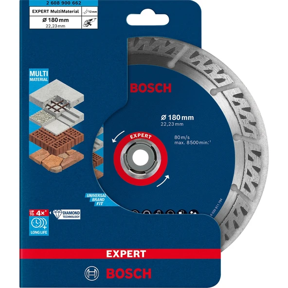 EXP Multi Material Elmas Kesme Diski 180*22,23mm - Resim 2