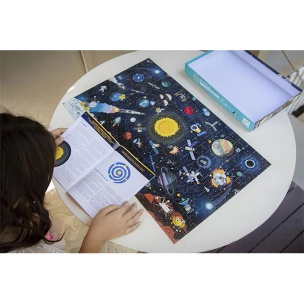 Djeco Klasik Puzzle 200 Parça - The Space - Resim 5