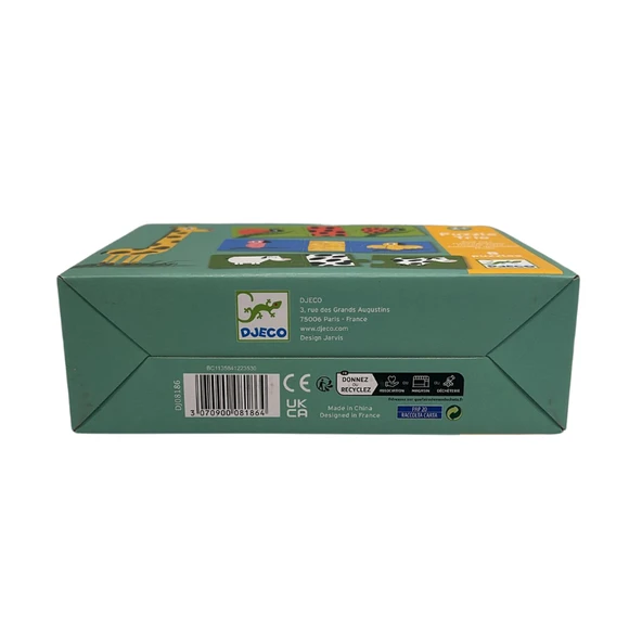 Djeco Üçlü Puzzle - Naked Animals - Resim 6