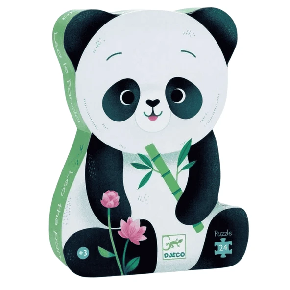 Djeco Dekoratif Puzzle 24 Parça - Leo The Panda ürün görseli 1