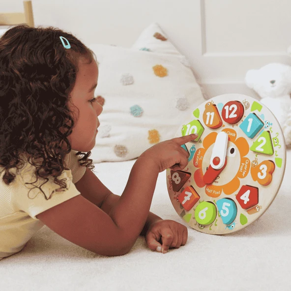 Hape Chunky Saat Yapbozu - Resim 4
