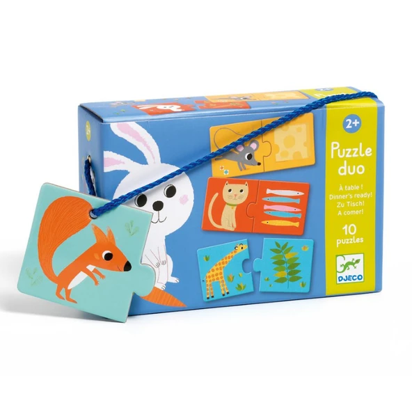 Djeco İkili Puzzle - Duo Dinner - Resim 2