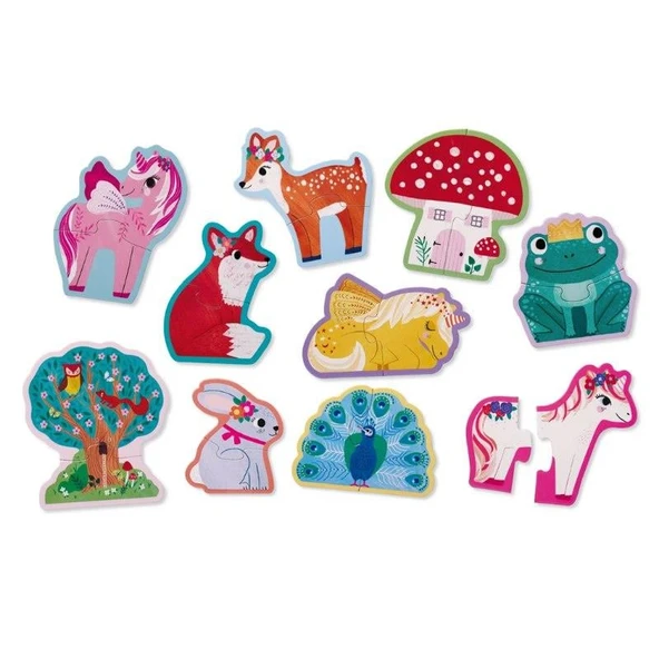 Crocodile Creek İlerleyen Puzzle - Unicorn ürün görseli 1