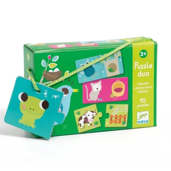 Djeco İkili Puzzle - Duo Habitat ürün görseli 1