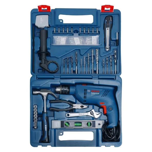 Bosch Gsb 600 Darbeli Matkap + 100 Parça Aksesuar 06011A0321 ürün görseli 1