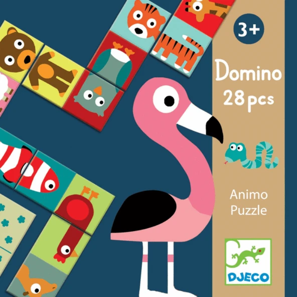 Djeco Domino Animo Puzzle - Resim 6