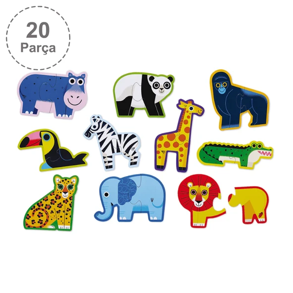 Crocodile Creek İlerleyen Puzzle - Orman ürün görseli 1