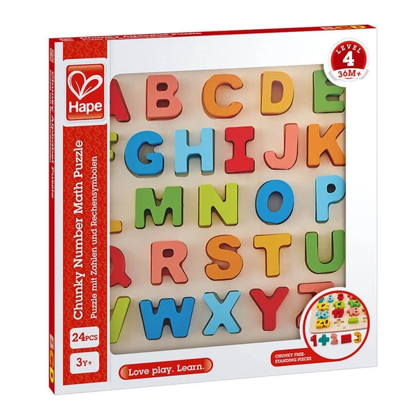 Hape Chunky Puzzle Alfabe Yapbozu - Resim 3
