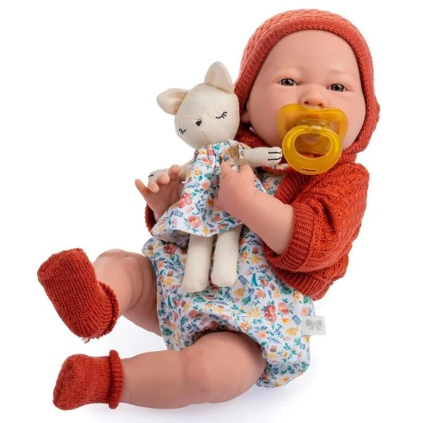 Berenguer Oyuncak Bebek 38 cm - Kiremit Hırka ve Kedili ürün görseli 1