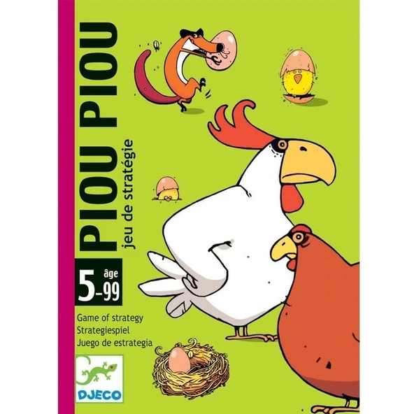 Djeco Kart Oyunları - Piou Piou ürün görseli 1