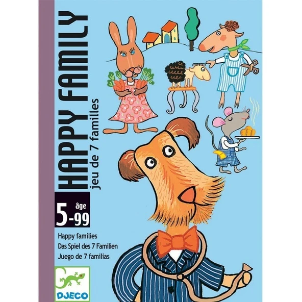 Djeco Kart Oyunları - Happy Family ürün görseli 1