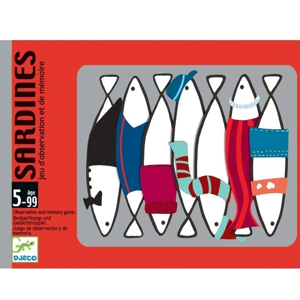 Djeco Kart Oyunları - Sardines ürün görseli 1