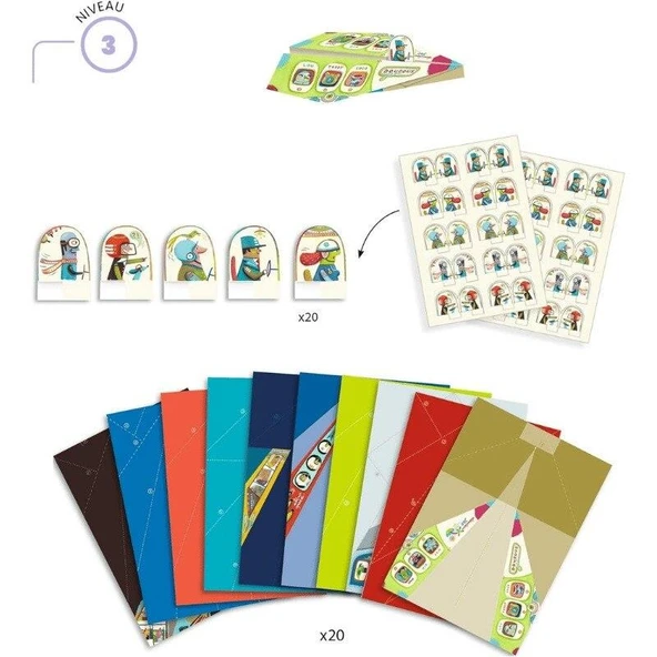 Djeco Origami - Planes - Resim 2