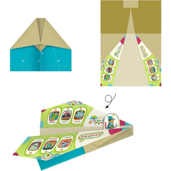 Djeco Origami - Planes - Resim 3