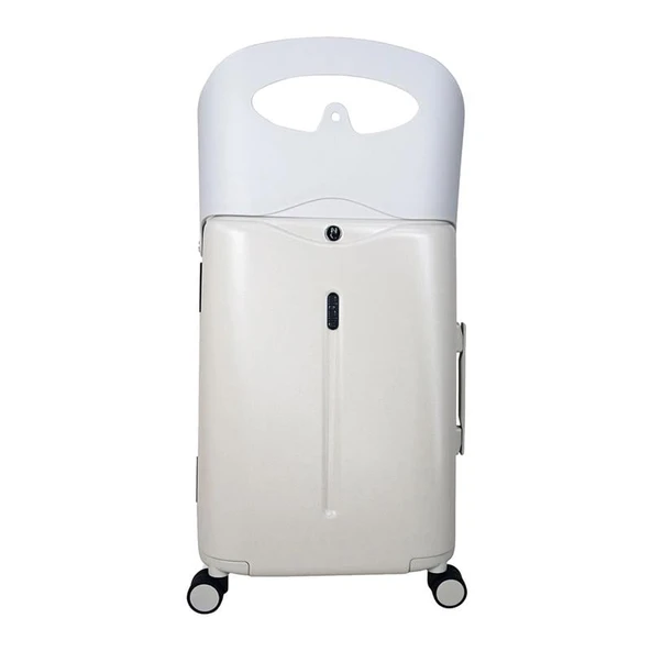MiaMily Carry On Kabin Boy Valiz - Mist Grey - Resim 2