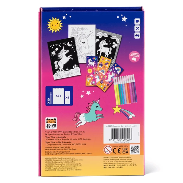Tiger Tribe Boyama Seti - Unicorn Magic - Resim 7