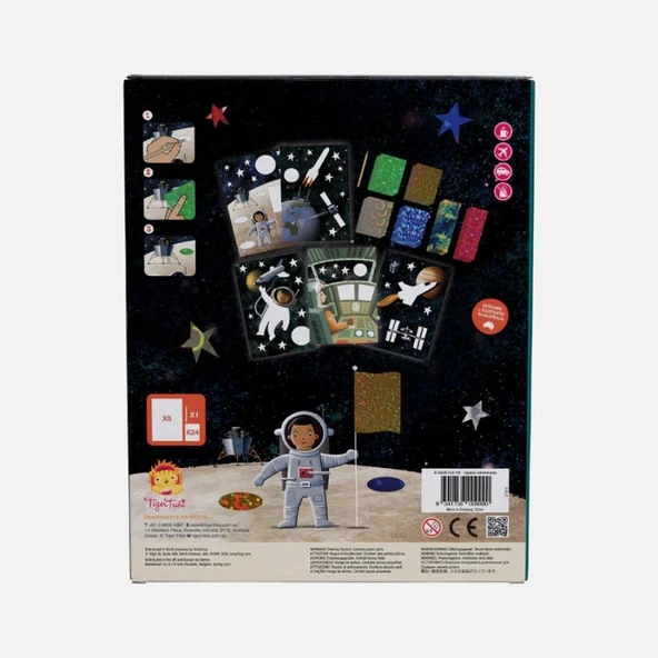 Tiger Tribe Folyo Sanatı - Space Adventures - Resim 8